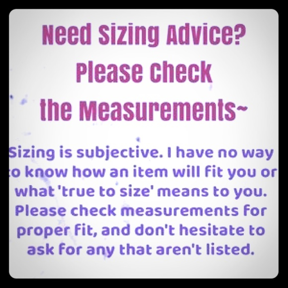 Sizing